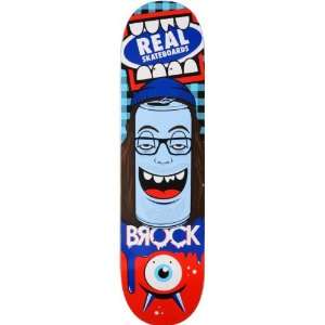  Real Greg Mike Brock Canface 8.25 R1 Construction Skateboard 