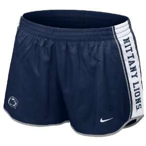 : Nike Penn State Nittany Lions Womens Dri FIT Pacer Running Shorts 