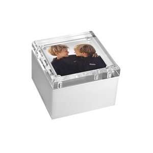  Tara Wilson Designs 4 x 4 lucite box, white: Home 