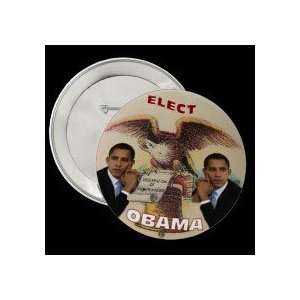  campaign pin back pinback badge political BARACK OBAMA 2 1 