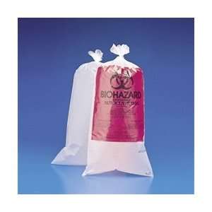 12x24 Biohazard Disposal Bags, Printed PP, cs/200:  