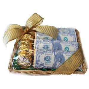 Stimulus Package Gift Basket   Recession Gift, Chocolate Money:  