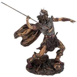   Quality Resin Warrior With A Spear By Maxam® Resin Warrior with Spear