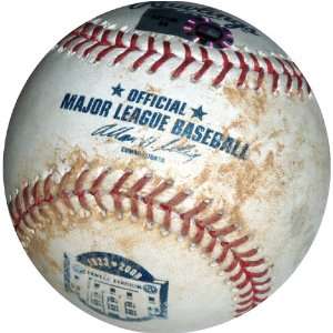Angels at Yankees   10 07 2005   Game Used Baseball ALDS Game 3 