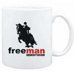   : Mug White  FREE MAN  Equestrianism  Sports: Sports & Outdoors