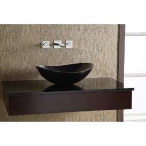  Xylem Bathroom Basins GRVE158OBK Xylem Oval Stone Vessel 