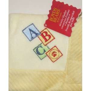  Boyds Bears & Friends Yellow Block ABC Lovey Baby