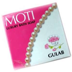  Moti Gulab Soap 5.25 Oz Bar (Pack of 6) Beauty