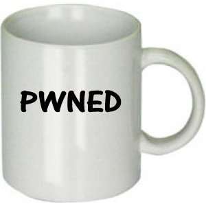  Pwned Coffee Cup Mug Video Game Slang: Kitchen & Dining