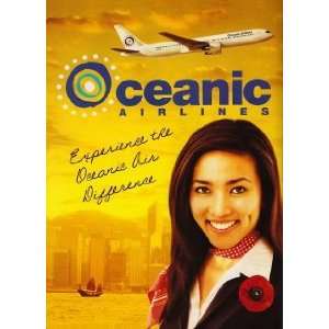  ABC TV Show LOST Oceanic Airlines 19X13 Poster Ad prop 