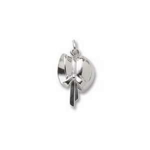  Colonial Bonnet Charm   Sterling Silver: Jewelry