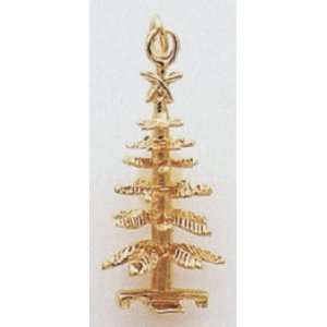  Christmas Tree Charm  A1589 Jewelry