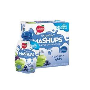  Mashups, 95+% Organic, Blueberry Blitz, 4/3.17oz (pack of 