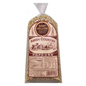 Pop Corn   Four 1 Lb Pkgs   Baby White  Grocery & Gourmet 