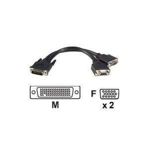  LFH 59 Male to Dual Female VGA DMS 59 Cable   VGA cable   DMS 