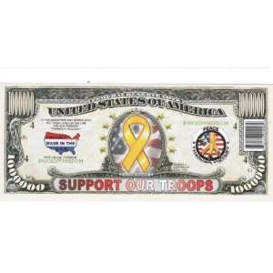  1,000,000 SUPPORT OUR TROOPS     NOVELTY MONEY: Everything 