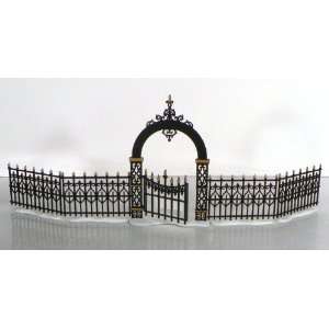    Department 56 Victorian Wrought Iron Fence & Gate 