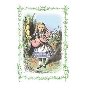  Alice in Wonderland Alice and the Pig Baby   16x24 Giclee 