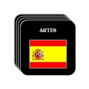  Spain [Espana]   ARTES Set of 4 Mini Mousepad Coasters 