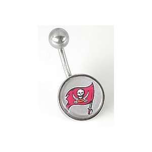    NFL Regular Style Belly Button Ring   Tampa Bay Bucs Jewelry