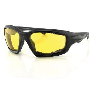  Bobster Eyewear Desperado Sunglasses Black/Yellow Lens 