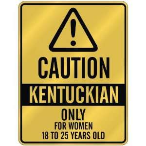   18 TO 25 YEARS OLD  PARKING SIGN STATE KENTUCKY: Home Improvement
