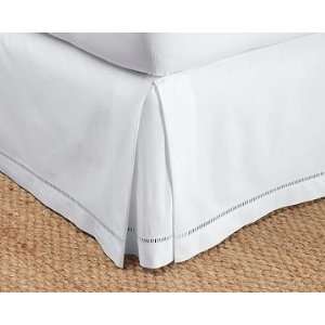  Williams Sonoma Home Hemstitch Cotton Bed Skirt, Cal King 
