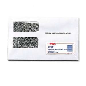  TOPS 1099 Form Double Window Envelopes: Office Products