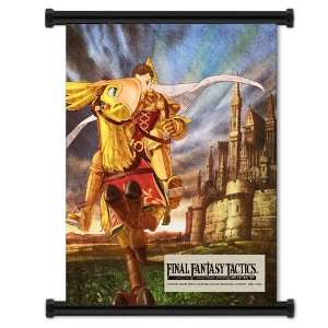  Final Fantasy Tactics Game Fabric Wall Scroll Poster (16 
