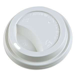  10, 12, 16, and 20 oz. Hot Paper Cup Travel Lid White 1000 