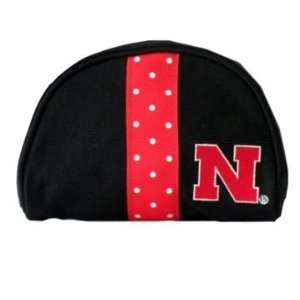  Nebraska Cornhuskers Oval Cosmetic Bag: Sports & Outdoors