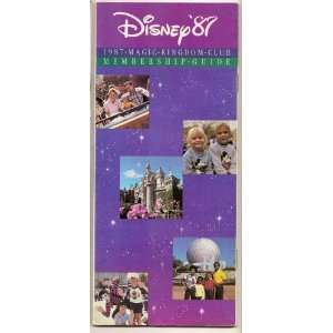  1987 walt disney world resort Magic Kingdom Club brochure 