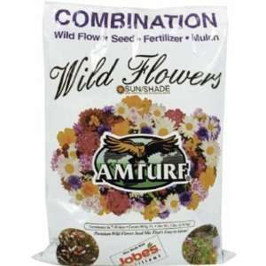  Amturf 14325 Wildflower Sun and Shade Mix, 3 Pounds Patio 