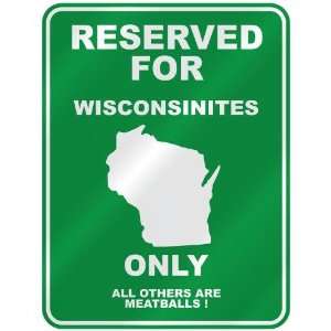   WISCONSINITE ONLY  PARKING SIGN STATE WISCONSIN: Home Improvement
