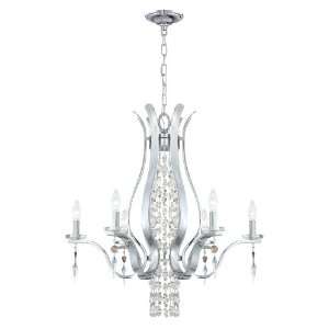 Crystorama 1576 CH MWP / 1576 CH S Flow Six Light Chandelier in 