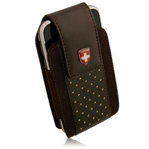  Swiss Leatherware Alps Case for Most PDAs   Brown: Cell 
