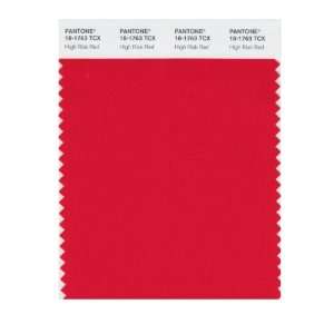  PANTONE SMART 18 1763X Color Swatch Card, High Risk Red 