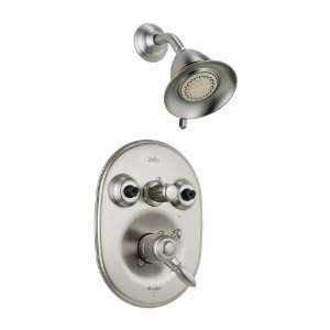 Delta T18255 SS Victorian Stainless Monitor 18 Series Jetted Shower 
