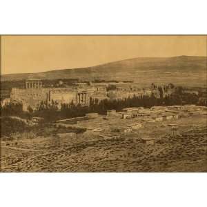    Roman Ruins of Baalbek, 1880s   24x36 Poster 