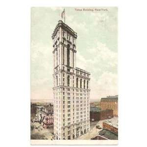    Postcard Times Building New York City 1907 