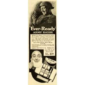  1918 Ad Ever Ready Army Razor World War I American Safety 