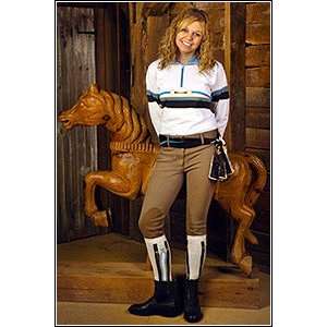  TuffRider Cotton LowRise Wide Waistband Breeches Size 26 