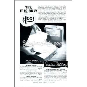  1951 Vintage Ad American Stationary Company, The The fine 