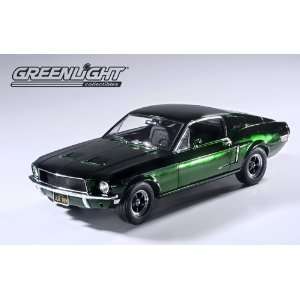 1968 Ford Mustang GT Fastback Bullitt Steve Mcqueen Green Chrome 1 