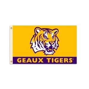  95815   Louisiana State Tigers 3 Ft. X 5 Ft. Flag W 