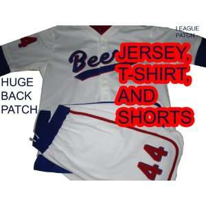  BASEketball BEERS complete uniform, jersey, t shirt, and 