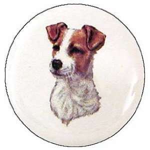  Jack Russell Terrier Porcelain Drawer Pull: Home 