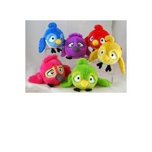  Angry Birds Rio Caged Birds 5 Inch Plushie: Toys & Games