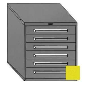  Equipto 30W Modular Cabinet 6 Drawers, 33 1/2H, & Lock 