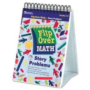  Flip Over Math Activity Book: Story Problems (Grades 2 5 